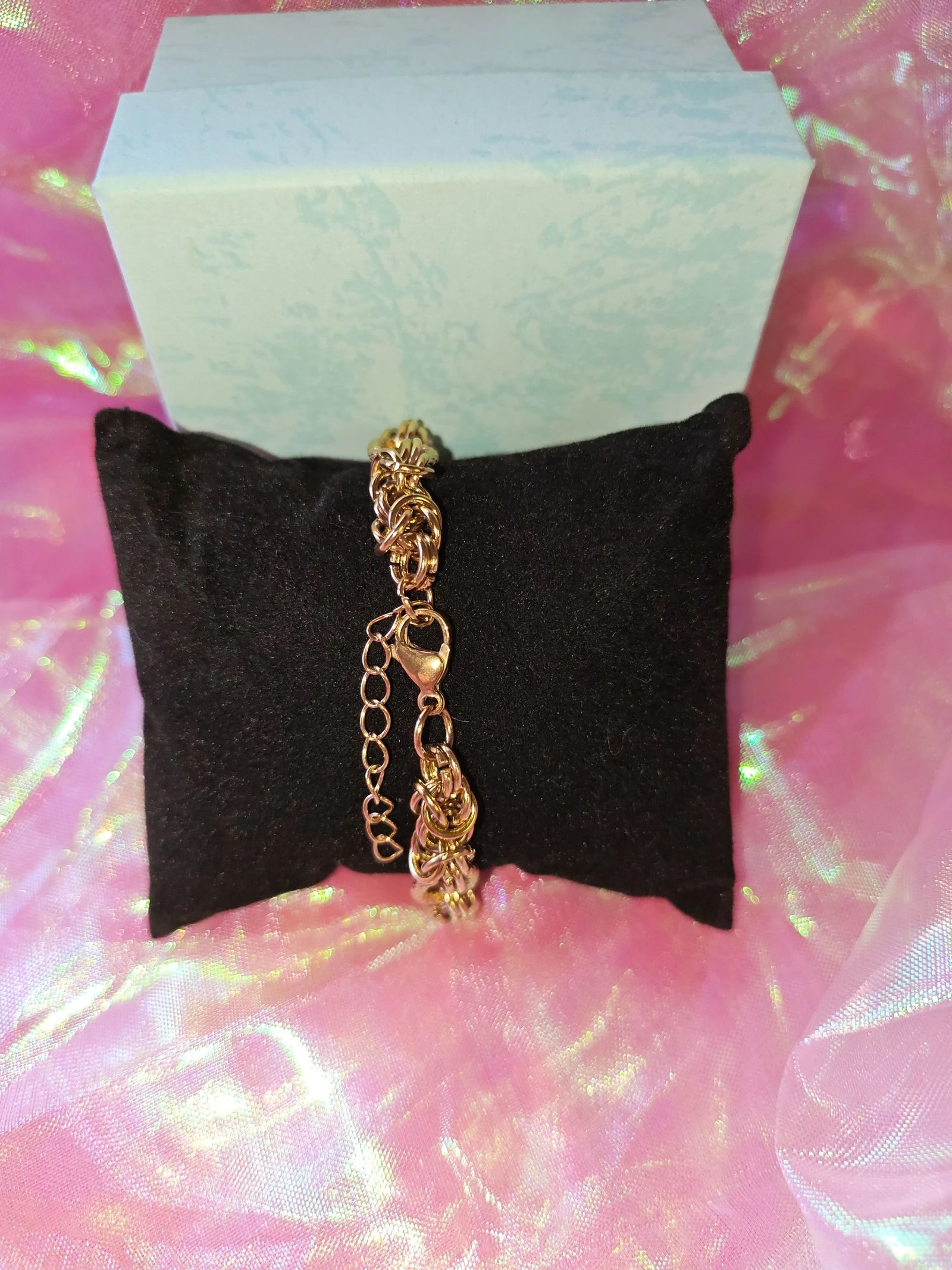 Gouden schakelarmband – photo 2